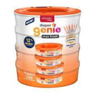 (1) PACK OF (4) DIAPER GENIE REFILLS