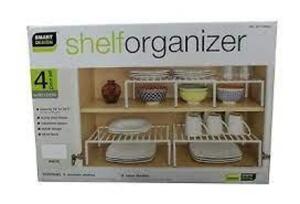 (1) BOX OF (4) SHELF ORGANIZERS