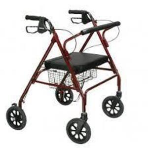 (1) BARIATRIC ROLLATOR WITH LARGE SEAT