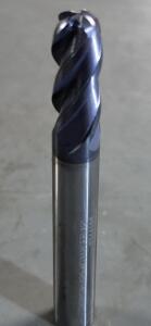 (2) 4 FL SOLID CARBIDE BALL END MILLS