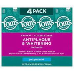 (1) PACK OF (4) ANTIPLAQUE AND WHITENING TOOTHPASTE