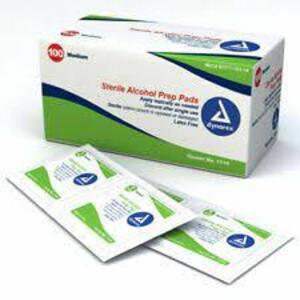 (6) BOXES OF STERILE ALCOHOL PADS BOXES