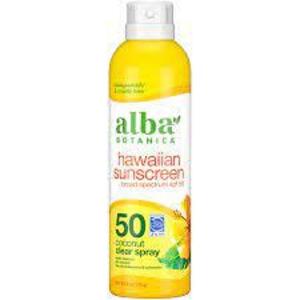 (2) CLEAR HAWAIIAN SUNSCREEN SPRAY