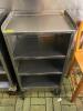 24" X 12" STAINLESS CABINET / CART