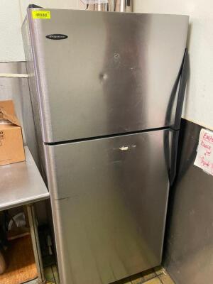 FRIGIDAIRE HOUSE HOLD REFRIGERATOR / FREEZER.