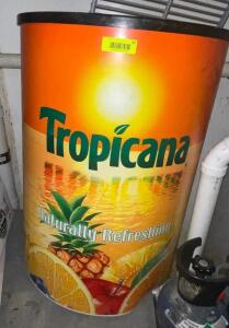 TROPICANA CYLINDER ROLL ABOUT COOLER.