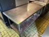 72" X 30" STAINLESS TABLE W/ MOUNTED CAN OPENER - 2