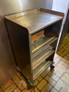 24" X 12" STAINLESS CABINET / CART