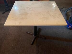 24" X24" COMPOSITE TABLE TOP W/ BASE