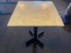 24" X24" COMPOSITE TABLE TOP W/ BASE