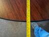 42" ROUND LAMINATE WOOD TABLE - 2