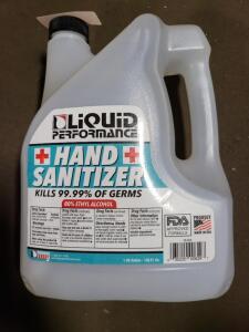 DESCRIPTION (2) HAND SANITIZER BRAND/MODEL LIQUID PERFORMANCE ADDITIONAL INFORMATION RETAILS FOR $25.00 SIZE 1 GALLON THIS LOT IS SOLD BY THE PIECE QT