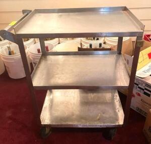 3-TIER STAINLESS CART