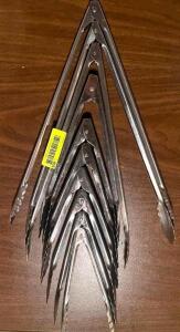 VARIOUS SIZE TONGS AS SHOWN