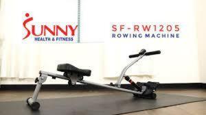 DESCRIPTION: (1) ROWING MACHINE BRAND/MODEL: SUNNY HEALTH AND FITNESS #SF-RW1205 RETAIL$: 2195 EA QTY: 1