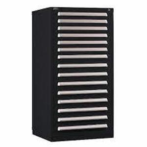 DESCRIPTION: (1) MODULAR DRAWER CABINET BRAND/MODEL: VIDMAR #12C797 INFORMATION: BLACK RETAIL$: 4035.97 EA SIZE: 15 DRAWER, 30" X 27-3/4" X 59" QTY: 1