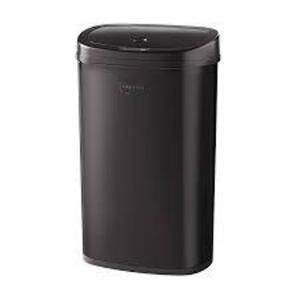 DESCRIPTION: (1) MOTION SENSOR TRASH CAN BRAND/MODEL: MAINSTAYS INFORMATION: BLACK STAINLESS RETAIL$: $50.00 EA SIZE: 13.2 GALLON QTY: 1