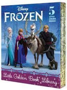 DESCRIPTION: (1) SET OF 5 LITTLE GOLDEN BOOKS BRAND/MODEL: DISNEY FROZEN RETAIL$: $24.99 EA QTY: 1