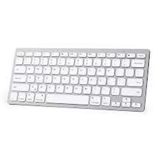 DESCRIPTION: (1) BLUETOOTH ULTRA SLIM KEYBOARD BRAND/MODEL: ANKER INFORMATION: WHITE RETAIL$: $20.00 EA QTY: 1