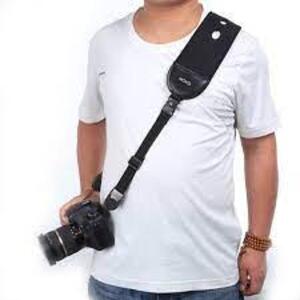 DESCRIPTION: (1) CASE OF APPROX (20) SHOCK ABSORBNENT CAMERA STRAP BRAND/MODEL: MOVO #NS-9 RETAIL$: $12.95 PER STRAP QTY: 1