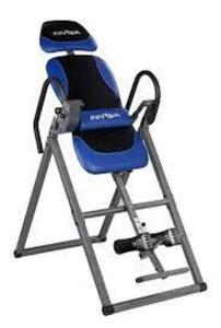 DESCRIPTION: (1) INVERSION TABLE BRAND/MODEL: INNOVA #ITX9400 INFORMATION: BLUE AND BLACK RETAIL$: $116.00 EA QTY: 1