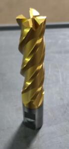 DESCRIPTION: (1) HSCo8 SQ END MILL BRAND/MODEL: HERTEL 41114950 RETAIL$: 136.21 SIZE: 1" DIA 4" LOC QTY: 1