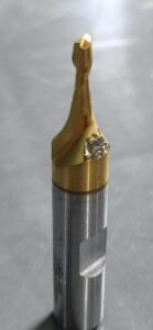 DESCRIPTION: (1) HSS FINISNG END MILL BRAND/MODEL: NIAGARA N83031 RETAIL$: 78.09 SIZE: 3mm DIA 3/8" LOC QTY: 1