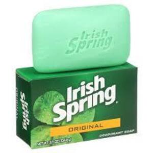 DESCRIPTION: (6) DEODORANT SOAP BRAND/MODEL: IRISH SPRING INFORMATION: ORIGINAL CLEAN RETAIL$: $7.00 EA SIZE: 4.5 OZ QTY: 6