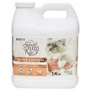 DESCRIPTION: (1) CONTAINER OF CAT LITTER BRAND/MODEL: SPECIAL KITTY INFORMATION: ODOR CONTROL RETAIL$: $13.00 EA SIZE: 14 LB QTY: 1