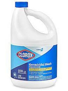 DESCRIPTION: (2) GERMICIDAL BLEACH BRAND/MODEL: CLOROX #41H893 RETAIL$: $10.00 EA SIZE: 1 GALLON QTY: 2