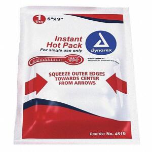 DESCRIPTION: (5) INSTANT HOT PACK BRAND/MODEL: DYNAREX #36PV29 SIZE: 5X9 QTY: 5