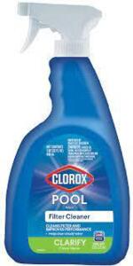 DESCRIPTION: (2) POOL AND SPA FILTER CLEANER BRAND/MODEL: CLOROX RETAIL$: $11.54 EA SIZE: 1 QT QTY: 2