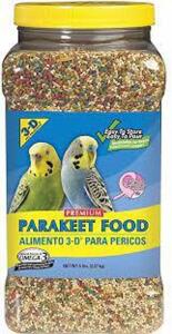 DESCRIPTION: (1) CONTAINER OF PARAKEET FOOD BRAND/MODEL: PREMIUM RETAIL$: $11.00 EA SIZE: 1/2 LB QTY: 1