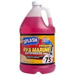 DESCRIPTION: (2) RV AND MARINE ANTIFREEZE BRAND/MODEL: SPLASH RETAIL$: $5.60 EA SIZE: 1 GALLON QTY: 2