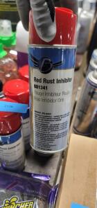 DESCRIPTION: (6) RUST INHIBITOR SPRAY PAINT BRAND/MODEL: CLASS C SOLUTIONS #BD1341 INFORMATION: RED RETAIL$: $12.34 EA SIZE: 12 OZ QTY: 6