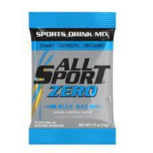 DESCRIPTION: (6) SPORTS DRINK MIX POWDER CONCENTRATE BRAND/MODEL: ALL SPORT INFORMATION: BLUE RAZ RETAIL$: $6.12 EA SIZE: 1.9 OZ QTY: 6