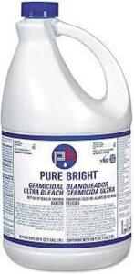 DESCRIPTION: (2) GERMICIDAL ULTRA BLEACH BRAND/MODEL: PURE BRIGHT RETAIL$: 10.16 EA SIZE: 1 GALLON QTY: 2