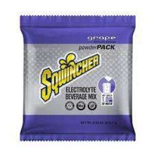 DESCRIPTION: (6) SPORTS DRINK MIX CONCENTRATE BRAND/MODEL: SQWINCHER #3UZL1 INFORMATION: GRAPE SIZE: MAKES 1 GALLON QTY: 6