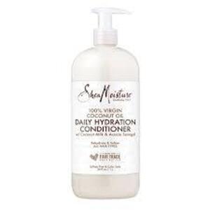 DESCRIPTION: (2) DAILY HYDRATION CONDITIONER BRAND/MODEL: SHEA MOISTURE INFORMATION: COCONUT MILK RETAIL$: $23.00 EA SIZE: 34 OZ QTY: 2