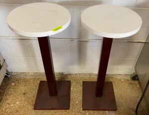 (2) HIGH-TOP TABLES