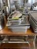 (2) STAINLESS Full-Size Steam Table PanS WITH LIDS - 2