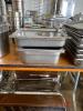 (2) STAINLESS Full-Size Steam Table PanS WITH LIDS - 3