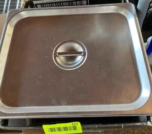 (13) STAINLESS Full-Size Steam Table LIDS