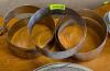 STAINLESS ROUND CAKE/PASTRY MOLDS (5 PACK)