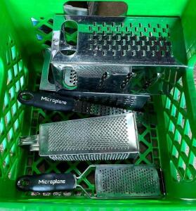 (5) ASSORTED SHREDDERS/GRATERS