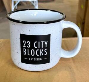 (21) 23 CITY BLOCKS LOGO COFFEE MUGS