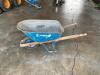 STEEL WHEELBARROW W/ WOODEN HANDLE - 2