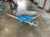 STEEL WHEELBARROW W/ WOODEN HANDLE - 2