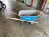 STEEL WHEELBARROW W/ WOODEN HANDLE - 3