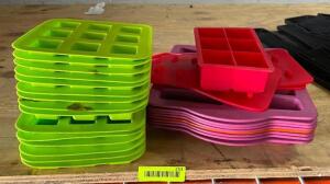 SILICONE COOKING TRAYS AND ICE TRAYS